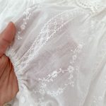 【66-90cm】ロンパース ベビー レース 刺繍の襟付き - 画像 (7)