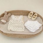 【73-110cm】セットアップ ベビー スウィート 蝶結び - 画像 (4)