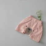 【66-90cm】パンツ or ポロ トップス ベビー 韓国風 ベアーデザイン - 画像 (10)