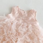 【73-100cm】ワンピース ベビー プリンセス風 チュール - 画像 (5)