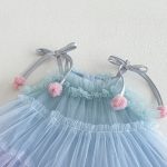 【73-100cm】ワンピース ベビー スウィート グラデーション キャミプリンセス - 画像 (5)