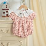 【66-100cm】ロンパース ベビー おしゃれ 花柄 - 画像 (5)