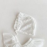 【66-100cm】ロンパース ベビー ホワイト 蝶結び - 画像 (7)
