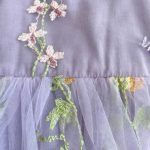 【66-90cm】ロンパース ベビー チュール 刺繍 キャミロンパースワンピ - 画像 (12)