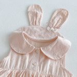 【66-90cm】ロンパース ベビー 作うさぎ耳 コットン - 画像 (6)