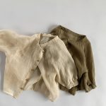【80-130cm】シャツ ベビー ナチュラル 通気性 UVカット - 画像 (3)