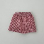 【73-120cm】ショートパンツ ベビー ギンガム チェック ウエストゴム - 画像 (4)
