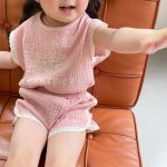 【80-130cm】セットアップ 女の子 レースフリル ノースリーブ - 画像 (13)