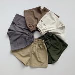 【80-130cm】ショートパンツ キッズ服 レトロ 5色選べる - 画像 (20)