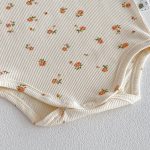 【66-90cm】ロンパース ベビー 小花柄 キャミロンパース - 画像 (7)