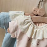 【66-90cm】ロンパース ベビー リル襟 うさぎ柄 - 画像 (10)