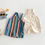 【73-120cm】サロペット ベビー ストライプ カジュアル