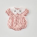 【66-100cm】ロンパース ベビー おしゃれ 花柄 - 画像 (6)