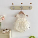 【66-100cm】ロンパースorワンピース ベビー レースプリンセス - 画像 (9)