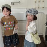 【80-140cm】半袖Ｔシャツ レタード カラフル 合わせやすい - 画像 (3)