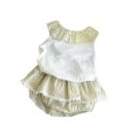【73-100cm】セットアップ ベビー ナチュラル 小花柄 ノースリーブ - 画像 (8)