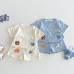 【73-120cm】セットアップ ベビー アニマル柄 かわいい - 画像 (2)