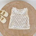 【73-110cm】セットアップ ベビー スウィート 蝶結び - 画像 (5)