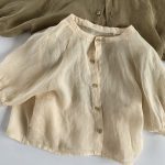 【80-130cm】シャツ ベビー ナチュラル 通気性 UVカット - 画像 (4)