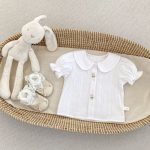 【66-80cm】シャツ&サロペットセット ベビー うさぎ 刺繍 - 画像 (9)
