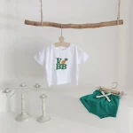 【66-100cm】セットアップ ロンパース ベビー 韓国風 フルーツ柄 - 画像 (5)