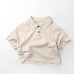 【80-130cm】ポロシャツ キッズ服 ベーシックボーダーor無地 - 画像 (4)