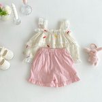 【73-120cm】キャミソール or ショートパンツ ベビー 女の子 カラフル - 画像 (5)