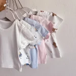 【66-100cm】Tシャツ ベビー うさぎor熊柄orノーカラー - 画像 (27)