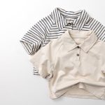 【80-130cm】ポロシャツ キッズ服 ベーシックボーダーor無地 - 画像 (9)