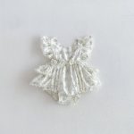【66-90cm】ロンパース ベビー フリルダブル 蝶結び - 画像 (4)