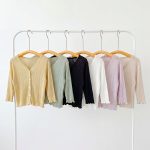 【80-130cm】カーディガン ベビー 無地 冷房対策 薄手 アウター - 画像 (5)