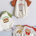 【66-90cm】ロンパース ベビー 食べ物がモチーフカラー - 画像 (16)