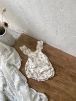 【66-90cm】ロンパース ベビー 小花柄 サロペット - 画像 (22)
