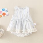 【66-90cm】ロンパース 花柄 ノースリーブ 可愛い ベビー服 - 画像 (5)
