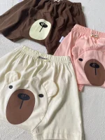 【66-90cm】パンツ or ポロ トップス ベビー 韓国風 ベアーデザイン - 画像 (45)
