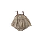 【66-90cm】キャミロンパース ベビー レトロ風 かわいい - 画像 (6)