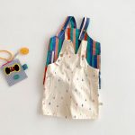 【73-120cm】サロペット ベビー ストライプ カジュアル - 画像 (6)