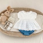 【73-110cm】ニットトップス ベビー 無地 ノースリーブ - 画像 (6)