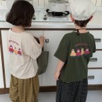 【80-140cm】半袖Ｔシャツ バックカートゥーン プリント - 画像 (6)