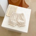 【66-100cm】セットアップ ベビー フリルキャミ＆無地ショートパンツ - 画像 (8)