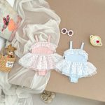 【73-120cm】水着 女の子 ドット キャミスイムウェア - 画像 (4)