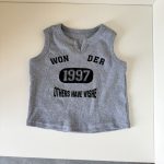 【80-150cm】ベスト ストレッチ 英字 リブタンクトップ - 画像 (11)