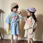 【80-150cm】セットアップ ショートパンツ カジュアル スポーツ - 画像 (9)