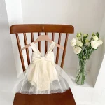 【66-90cm】ロンパース ベビー リボン ワンピース風 - 画像 (11)