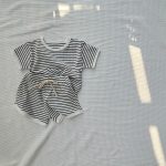 【73-100cm】セットアップ ベビー ボーダー柄 カジュアル - 画像 (9)