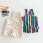 【73-120cm】サロペット ベビー ストライプ カジュアル - 画像 (8)
