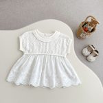【73-110cm】ニットトップス ベビー 無地 ノースリーブ - 画像 (9)