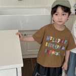 【80-140cm】半袖Ｔシャツ レタード カラフル 合わせやすい - 画像 (10)
