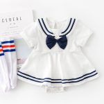 【66-90cm】ロンパース ベビー セーラー風 可愛い - 画像 (3)
