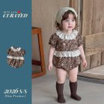 【66-90cm】ロンパース ベビー フランス風 フリル かわいい - 画像 (2)